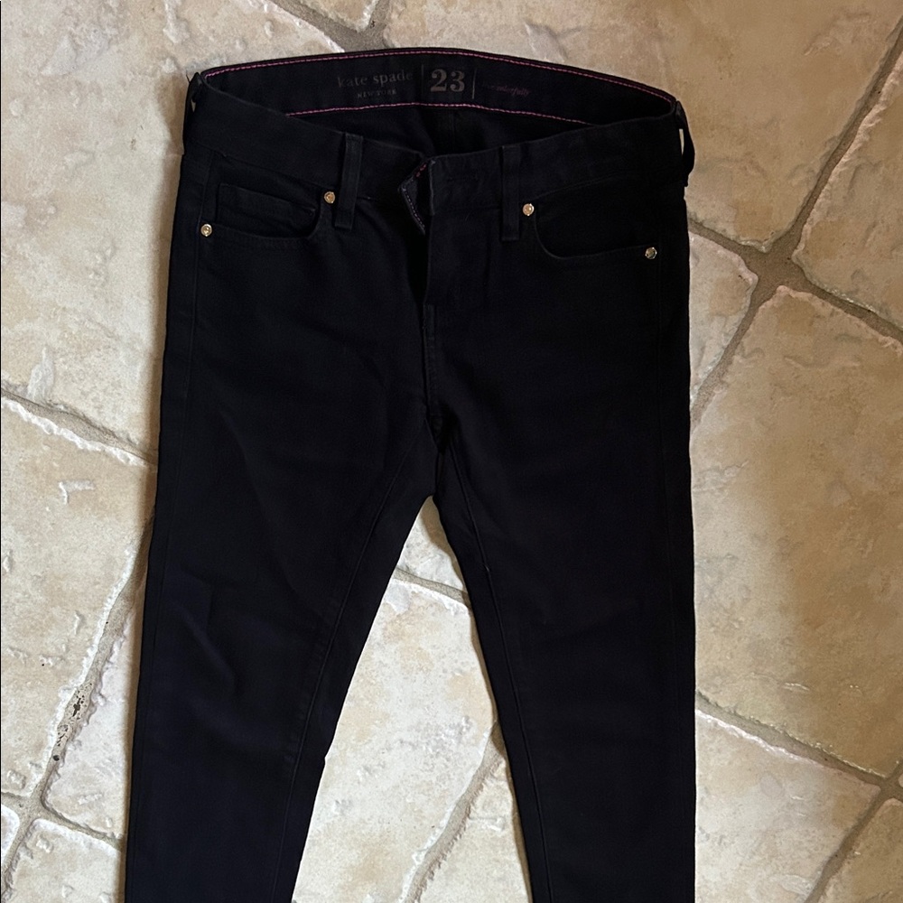 Kate Spade Classic Black Denim Pants